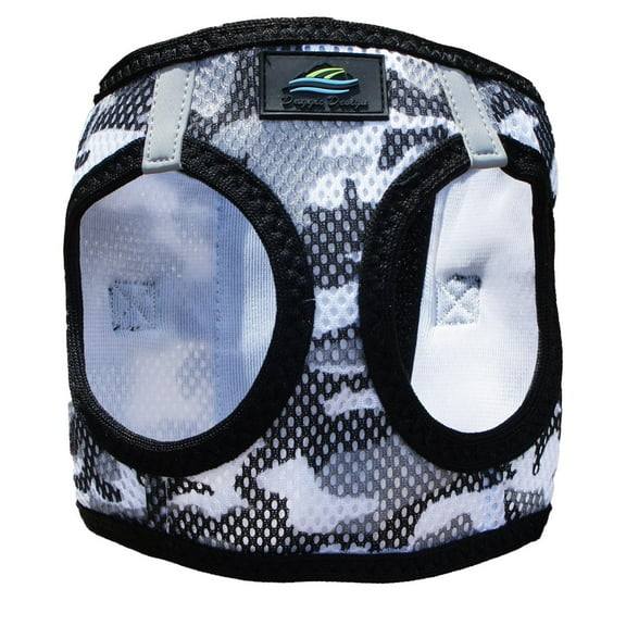 Doggie Design American River Dog Harness Camouflage Collection Gray Camo / XS