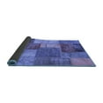 thumbnail image 2 of Ahgly Company Indoor Round Patchwork Blue Transitional Area Rugs, 8' Round, 2 of 4