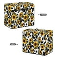thumbnail image 2 of SEANATIVE Sunflowe Sewing Machine Cover with Pockets Cow Print Sewing Accessories Organizer Aesthetic Universal for Most Standard Sewing Machines Home Decoration, 2 of 7