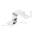 thumbnail image 2 of Shisuyan Tube Clamp Mounting Bracket Silver 4Pcs 25Mm For Square Tube, 2 of 8