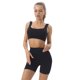 thumbnail image 2 of 2pcs Set Yoga Bra Shorts Nylon Women Crop Top Legging (M Shoulder Straps Black) Likrtyny Para Estrenar, 2 of 6