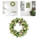 thumbnail image 4 of de flores artificiales de 45cm hecha , de flores de simulación de margaritas rosas para delantera para hogar, decor BLESIY Guirnalda de puerta floral, 4 of 8