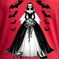 thumbnail image 3 of CafePress - Halloween Bride Women's Football T Shirt - Womens Football Shirt, 3 of 4