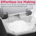 thumbnail image 5 of Frigidaire 33lb Countertop Nugget Pellet Ice Maker Self-Cleaning, Black, Model EFIC226, 5 of 17
