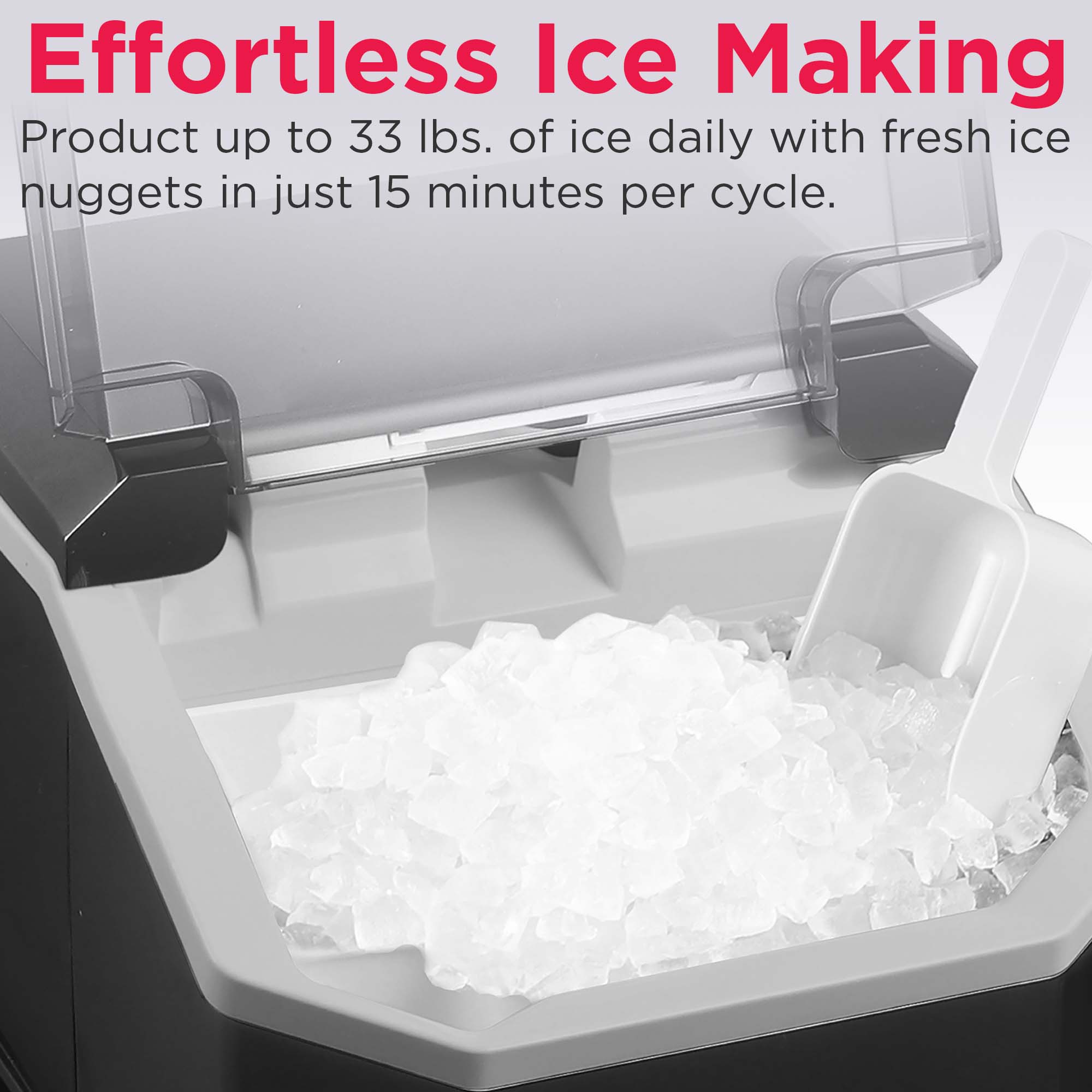 Frigidaire 33 lbs. Nugget Ice Maker, Countertop photo 5