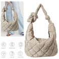 thumbnail image 2 of Bolso Mano Media Acolchado Gran Capacidad Hobo para Mujer Compras, 2 of 9