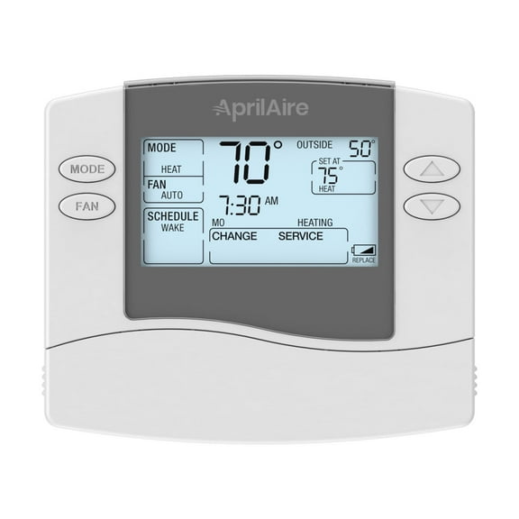 Aprilaire 8466 Programmable Multi-Stage Thermostat, 5/2 or 5/1/1 Day