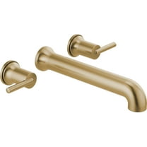 Delta Trinsic Wall Mounted Tub Filler, Champagne Bronze