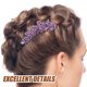 thumbnail image 3 of unbranded 2Ud Clips De Banana Con Incrustaciones De Rhinestones Para Mujer Y, 3 of 7