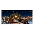 thumbnail image 4 of Easter Nativity Garage Door Cover 7 x 16 FT Christmas Garage Door Banner Decoration Nativity Religious Backdrop for Xmas Outdoor Party Supplies #A2, 4 of 6