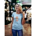thumbnail image 2 of Cute Patriotic Baby Fox T-Shirt Women -Image by Shutterstock, Female Large, 2 of 4