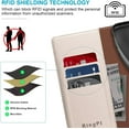 thumbnail image 5 of for Samsung Galaxy A14 4G 5G Phone case[RFID Blocking Leather],Flip Folio Book[3 Credit Card Slot] Shockproof Protector,Holder Stand Cover,Women Men for Samsung A14 Wallet Cases White, 5 of 12