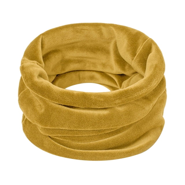 PEIXUN Winter Ski Neck Protector Female Autumn and Winter Gold Velvet Windproof Neck Protector Neck Scarf Thickened Windproof Collar Scarf