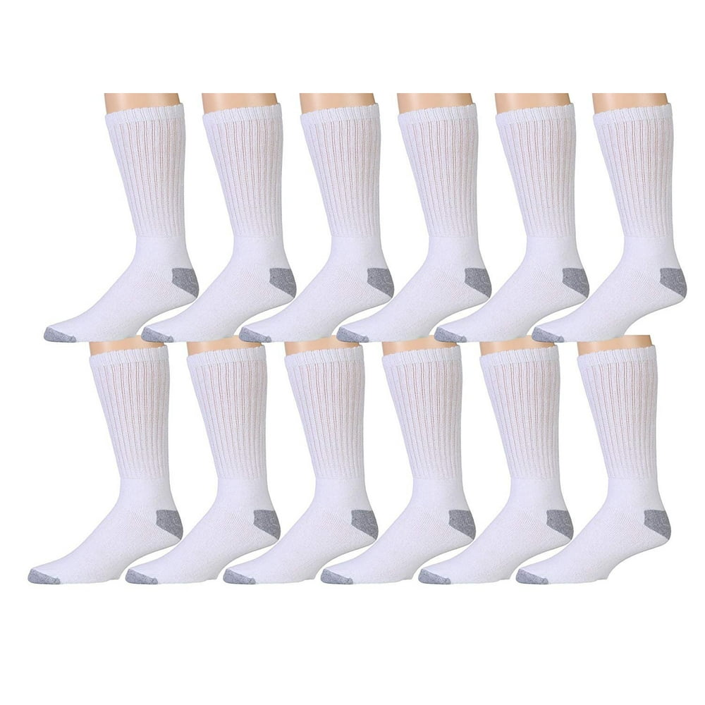 Wholesale Socks Deals 12 Pair Pack Of Mens Cotton Sport Crew Socks