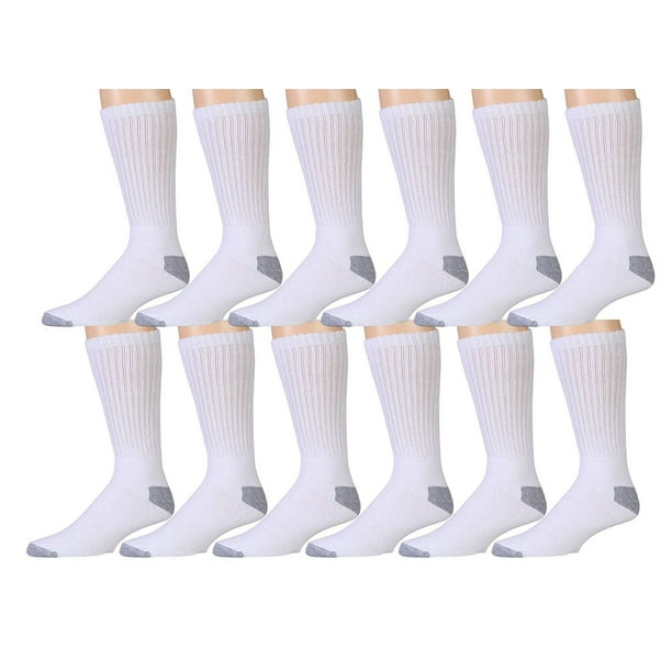 Wholesale Socks Deals 12 Pair Pack Of Mens Cotton Sport Crew Socks