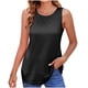 thumbnail image 3 of Chaqueta corta,Camiseta sin mangas corta para mujer, cuello redondo, informal, mezcla de poliéster y elastano, ideal para uso diario y yoga, sopatenor, 3 of 7