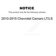 thumbnail image 2 of DS-One Front Rear Coated Drilled Slotted Disc Brake Rotors Kit for Car 2010-2015 Chevrolet Camaro LT LS KD-100208, 2 of 11