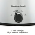 thumbnail image 3 of Hamilton Beach 6 qt Versatile Slow Cooker-Crock Silver, 3 of 6