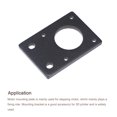 thumbnail image 4 of Uxcell Stepper Motor Mounting Bracket Mount Plate 42mm Black for 3D Printer, 4 of 5