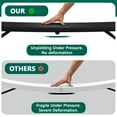 thumbnail image 5 of WASUHE 4 Foot Folding Plastic Table with Non-Slip Legs, Adjustable Height Rectangular Lightweight Camping Fold Tables for Outdoor Events, Party, Dining, Wedding, office, Black, 5 of 10
