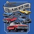 thumbnail image 3 of Still Plays With Cars Ford Falcon T-shirt 60-70s Classic Muscle Car Men's Tee, 3 of 7