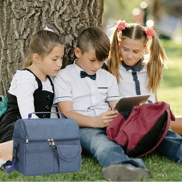 Sac à Déjeuner Isotherme Pour Femme Et Homme, Boîte à Déjeuner Pour Femme Avec Bandoulière Réglable, Grand Sac Fourre-tout Portable Pour Bureau, Travail, Pique-nique, Plage, Sac à Déjeuner