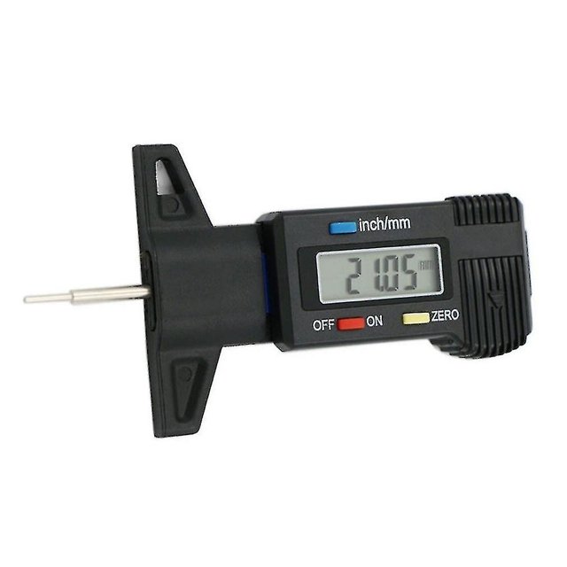 Medidor de profundidad Digital YONGSHENG Probador de neumáticos LCD 0-25,4mm