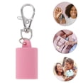 thumbnail image 4 of Unique Bargains 1 Pc Solid Color Lip Gloss Keychain Cap Pink Silicone, 4 of 5