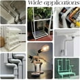 thumbnail image 6 of 4Pcs PVC Rigid Round Pipes 13.8 Inch WhiteSmoke Hollow Round Tubes 0.8 Inch OD 0.6 Inch ID Plastic Rigid Pipes Round Rigid Tubing for Water Pipe Cable Sleeve Home Plumbing, 6 of 9