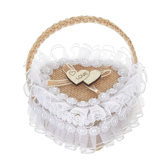 Protective Rings Storage Box Romance Lace Pearls Detail Rings Holder Wedding Accessory For Bride Bridesmaid Gifting Supply