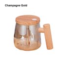 thumbnail image 2 of Bearachild Taza mezcladora con botella exprimible, elegante, ligera y duradera, idea de regalo, taza mezcladora eléctrica de alta velocidad Teteras Dorado champagne, 2 of 6