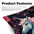 thumbnail image 2 of Unicorn Velvet Throw Pillow Inserts with Unique Patterns - Set of 2 - 16x16, 18x18, 20x20 inches for Throw Pillow Covers - Various Occasions, 2 of 6
