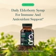 thumbnail image 3 of Gaia Herbs Black Elderberry - Daily Immune Support Supplement to Help Support Wellness - With Black Elderberries & Acerola Fruit for Antioxidant Support* - 120 Vegan Capsules (60 Servings), 3 of 9