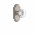 thumbnail image 2 of Grandeur Bordeaux Crystal Door Knob with Arc Plate, 2 of 6
