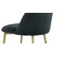 thumbnail image 1 of Silla tapizada de tela de terciopelo y patas de hierro, acabado en madera para comedor, sala de estar, cocina, bar, juego de sillas de 4 piezas,1, 1 of 2