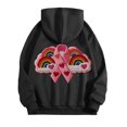 thumbnail image 5 of GEWSEY Women Cancer Hoodies Funny Ribbon Graphic Pullover Sweatshirts Long Sleeve Cancer Survivor Gifts Sweatshirt (Black, L), 5 of 5