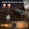 thumbnail image 4 of 60000Mah Portable Charger Featuring 22.5W Rapid Charging, LED Screen, Six Ports, with USB C Cable and Flashlight, 4 of 8