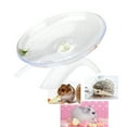 thumbnail image 2 of Colorful Quiet Gerbil Exercise Wheel Dish Running Disk Strong Base Small Pet Fitness Activity Toy, 2 of 8