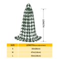 thumbnail image 2 of Honeii Scottish Checkered Print Poncho Cape, Cloak Coat, Snuggly Hooded Wearable Blanket, Hooded Cape For Teenagers,Halloween Costumes-Large, 2 of 7