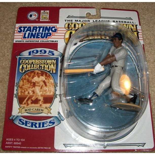 1995 - Kenner - Starting Lineup - Collection Cooperstown - Rod Carew 29 - Minnesota Twins - Figurine Vintage - W / Carte à Collectionner - Édition Limitée