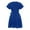 Blue, variant on Women's Plus Size Summer Dresses Short Sleeve Wrap V Neck A Line Skater Mini Short Dress Womens Dresses Midi Length plus Size Summer Dresses 4x plus Party Dresses for Women Sweater Dress for Women