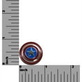 thumbnail image 2 of Lapel Pin - Captain America Shield Pewter Colored New Licensed 68249, 2 of 2