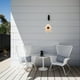 thumbnail image 4 of 5 piezas de nido de pájaro de imitación de madera, mini casa de pájaros colgante, decoración de jardín y patio, 4 of 8