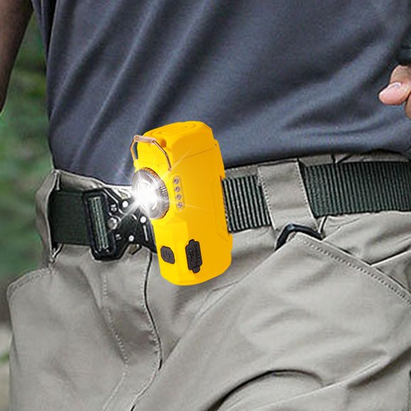 TIMIFIS Camping Lumières Briquet Usb Briquet Extérieur avec Lampe de Poche Briquet Coupe-Vent Gadgets de Recharge Camping & Randonnée
