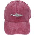 thumbnail image 5 of Vintage Men Women Baseball Cap Distressed Baseball Cap Washed Adjustable Peaked, 5 of 5