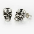 thumbnail image 7 of Halloween Skull Stud Earrings for Men Women Punk Hip-hop Creative Skeleton Ear Accessories Party Gifts Wholesale Jewelry OHE189, 7 of 7