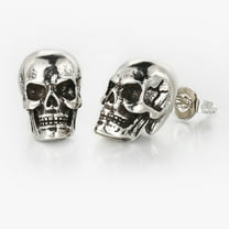 Halloween Skull Stud Earrings for Men Women Punk Hip-hop Creative Skeleton Ear Accessories Party Gifts Wholesale Jewelry OHE189