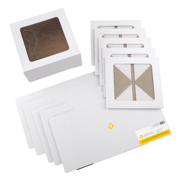 Cajas para tartas Wilton de 12 pulgadas con ventanas para tartas de 10 pulgadas x6