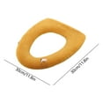thumbnail image 3 of Heated Toilet Seat Soft Toilet Seat Cover - Thick Fleece Toilet Seat Warmer Cover - Reusable Machines Washable Easys To Install, 3 of 6