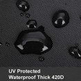 thumbnail image 2 of Fire Pit Cover, Round Outdoor Heavy Duty Waterproof 420d Polyester Thick Pvc Coating Protective Patio Fire Table Coverl-, 2 of 5